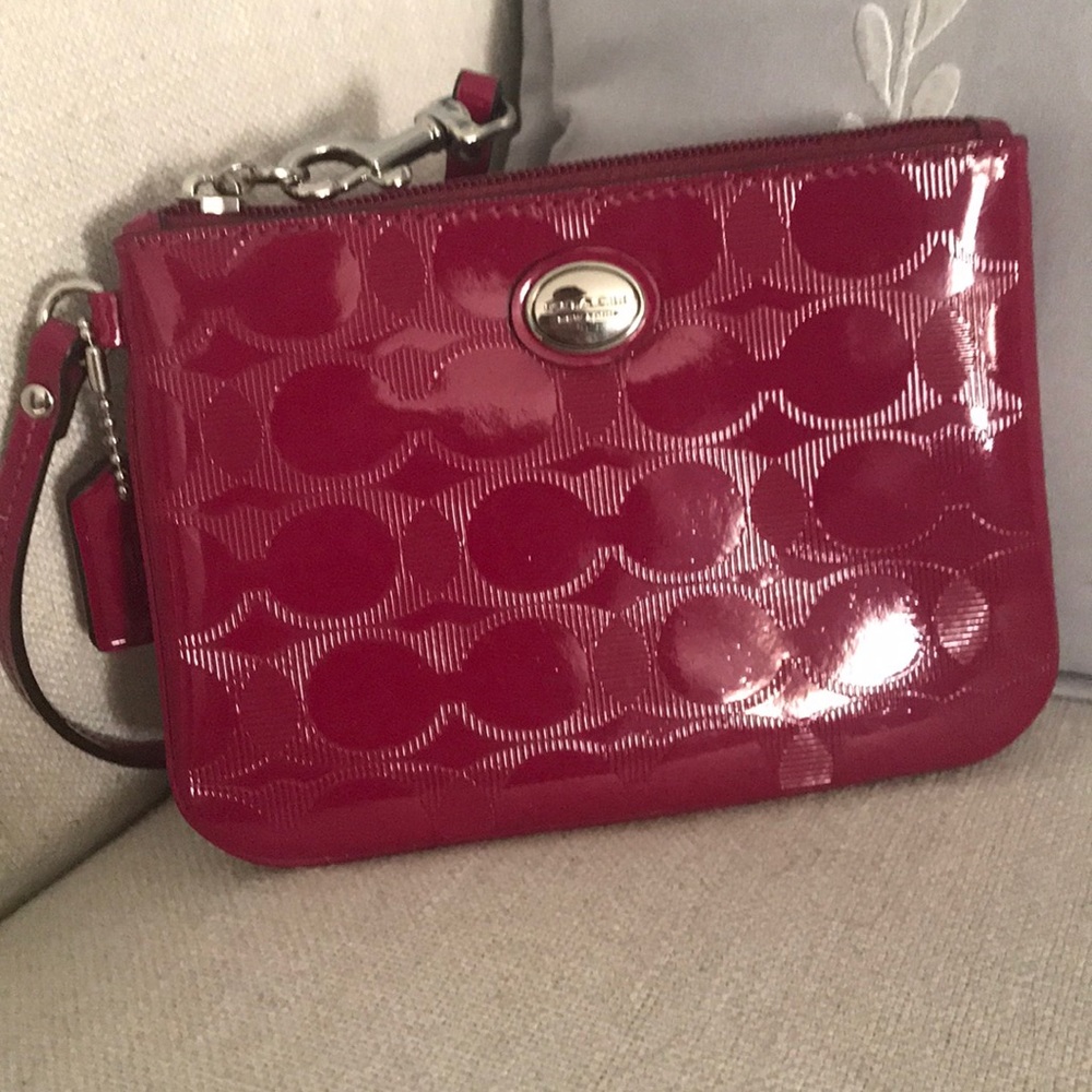 Authentic coach wristlet